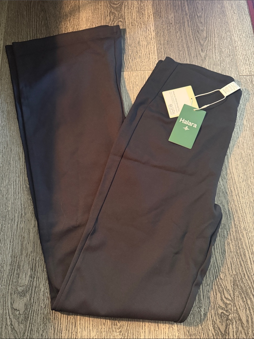 Halara wide leggings X-Tall Medium black